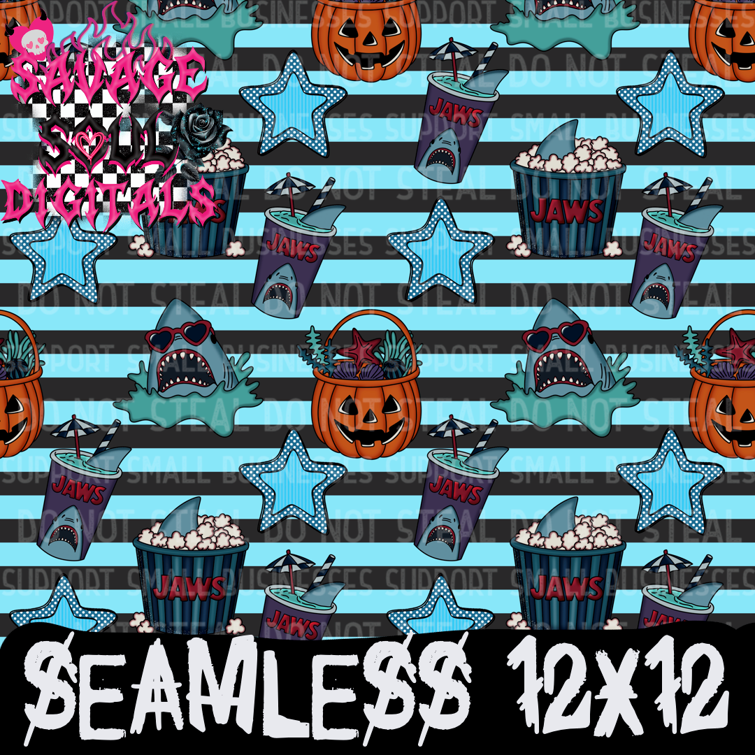 Jaws Seamless | Digital Download Only