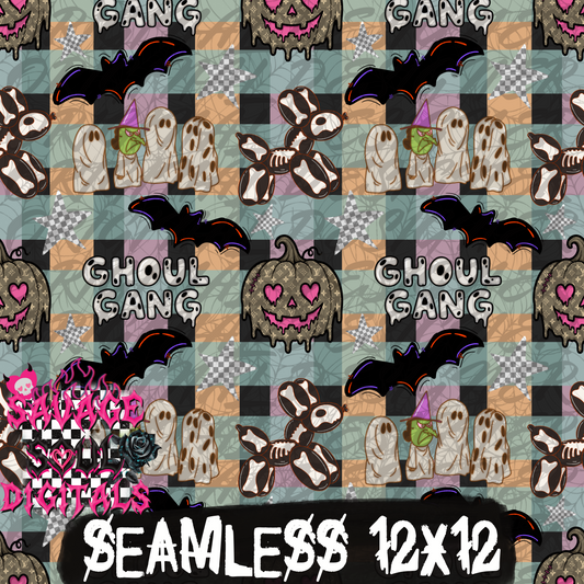 Ghoul Gang Seamless | Digital Download Only