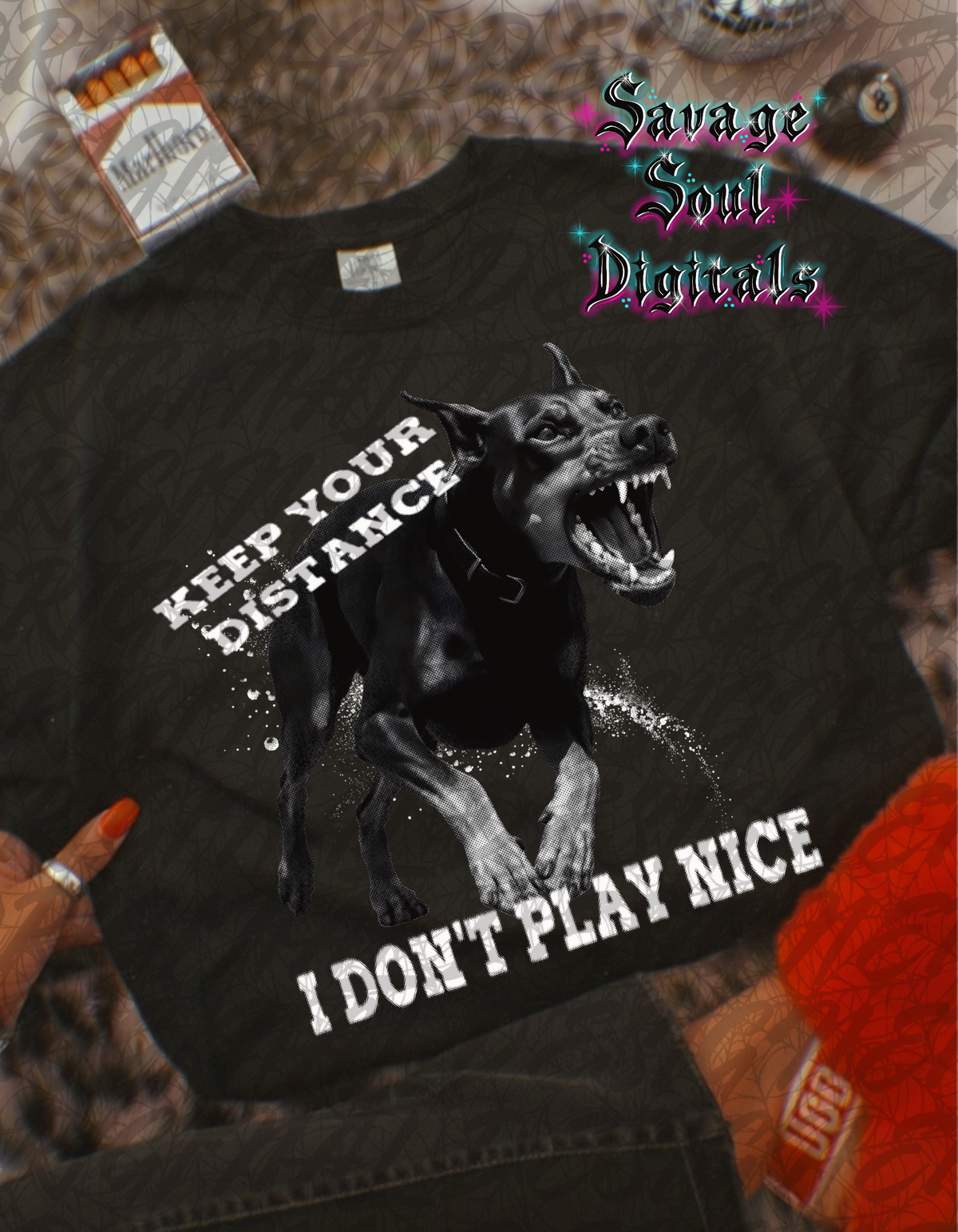 Keep Your Distance PNG | Digital Download Only